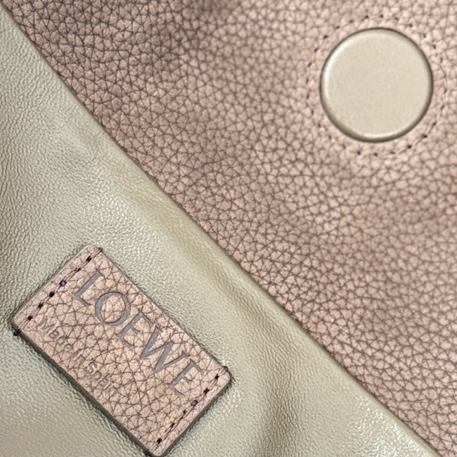 Loewe Flamenco Leather Shoulder Bag 262386 dark brown