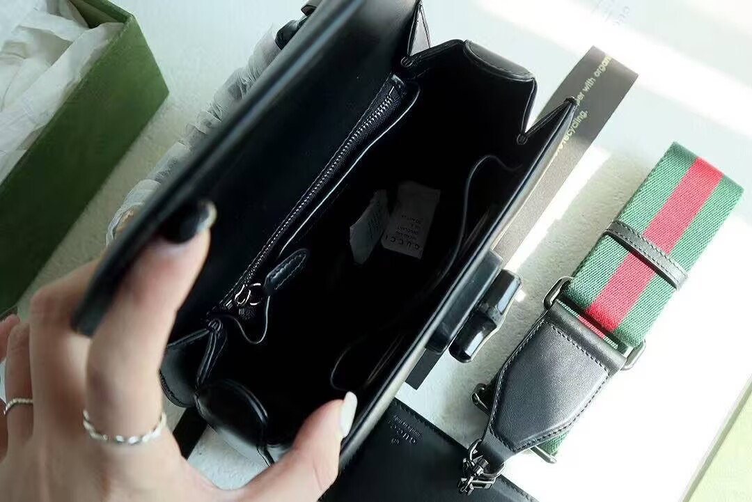 Gucci Bamboo 1947 medium bag G63012 Black Gucci Bamboo 1947 medium bag G63012 Black
