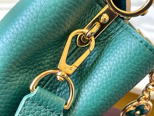 Louis Vuitton Capucines Mini M89369 Green&gold Snake skin