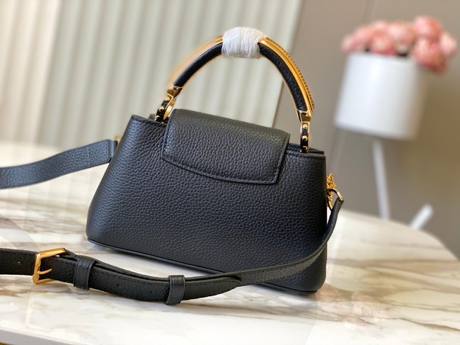 Louis Vuitton Capucines East-West Mini M26345 black