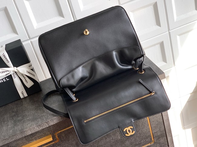 CHANEL Maxi Classic Handbag AS58601 black