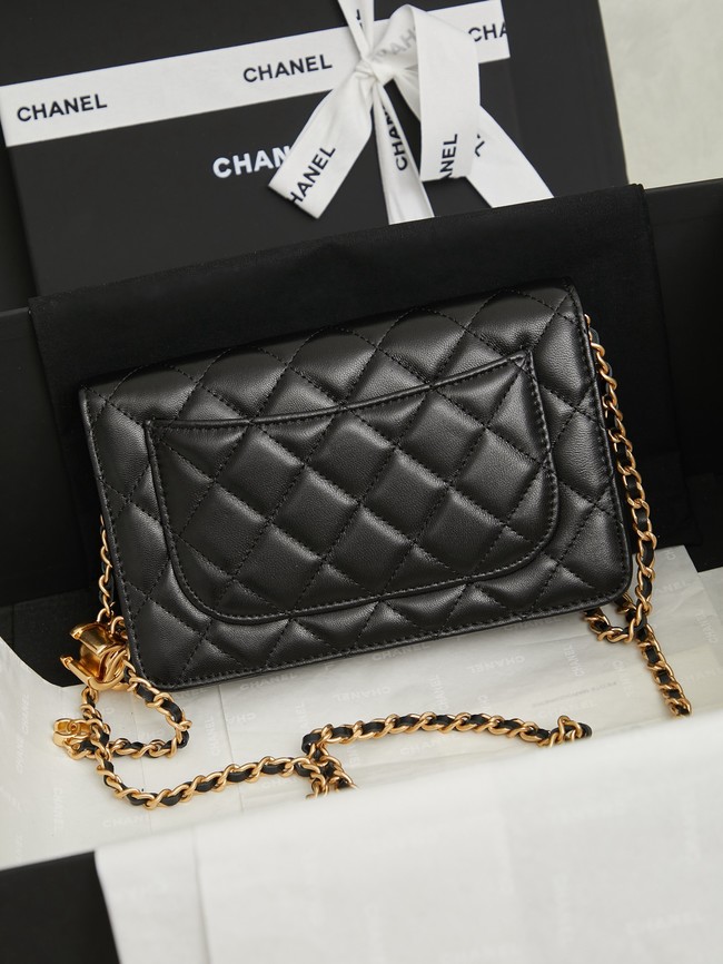Chanel Wallet On Chain AP3938 black