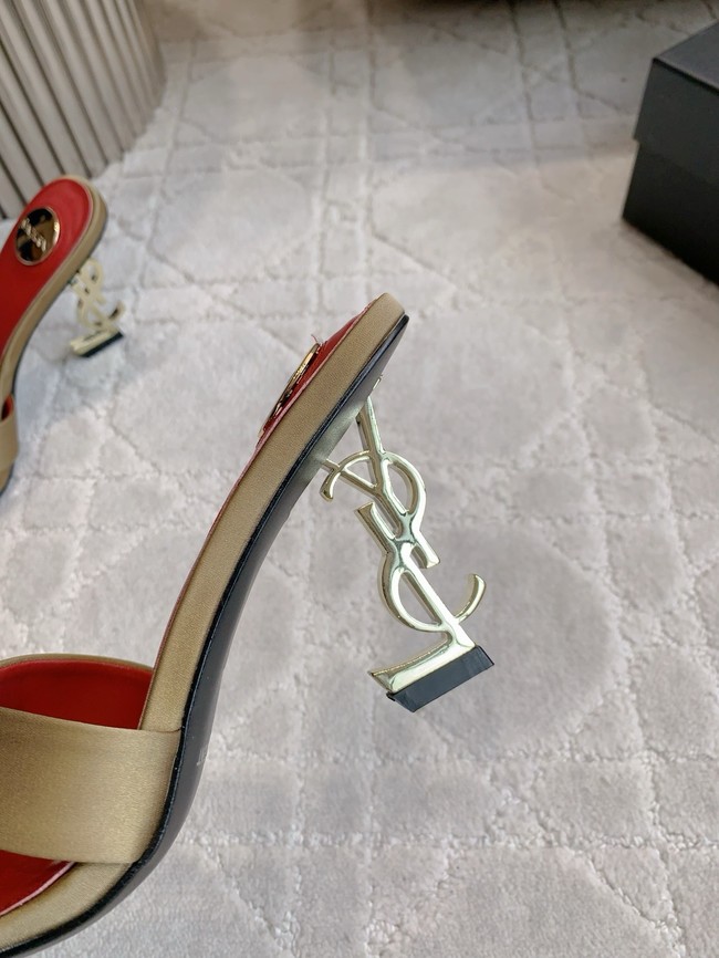 Saint Laurent CHANDELLE mules in satin crepe 15518-2