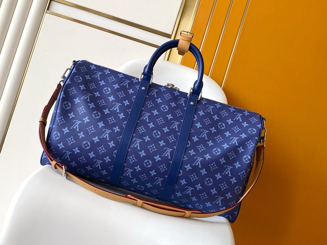 Louis Vuitton Keepall Bandouliere 45 M26868 dark blue