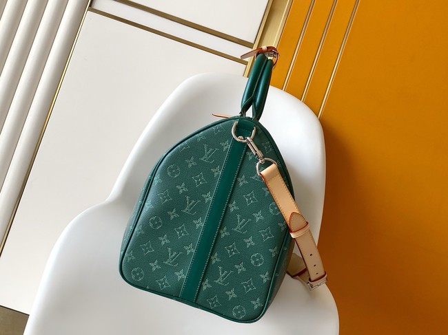 Louis Vuitton Keepall Bandouliere 45 M26868 green