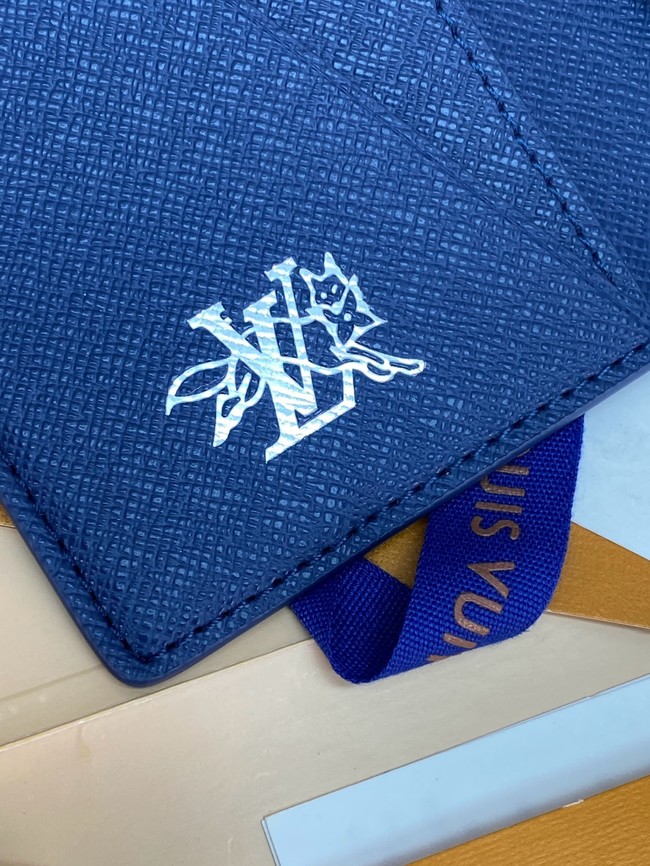 Louis Vuitton Passport Cover M27052 blue