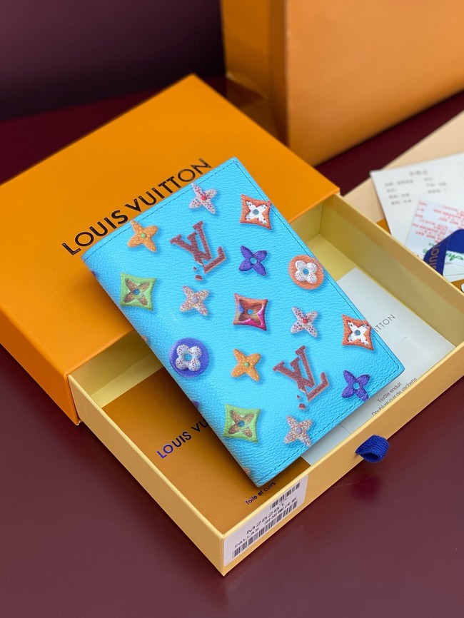 Louis Vuitton Passport Cover M28040 Blueberry