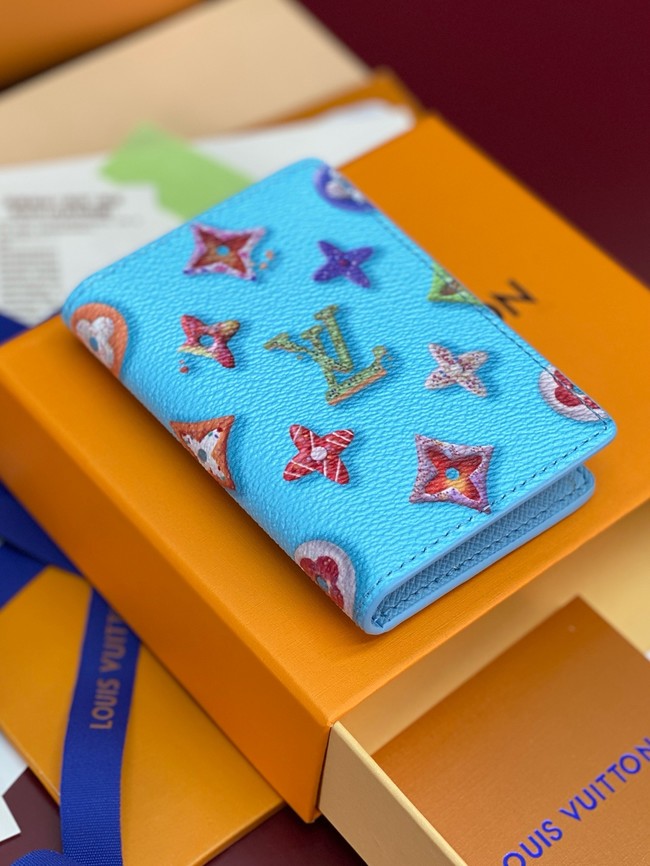 Louis Vuitton Pocket Organizer M28282 Blueberry