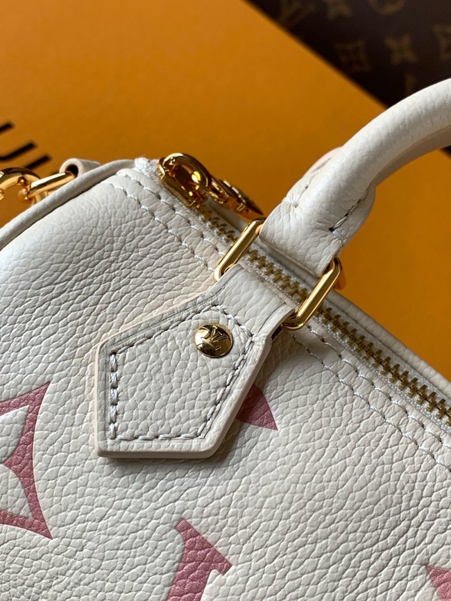 Louis Vuitton Nano Speedy M82450 Beige& pink