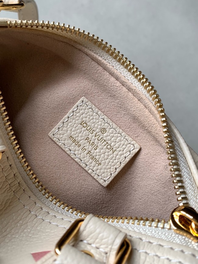 Louis Vuitton Nano Speedy M82450 Beige& pink