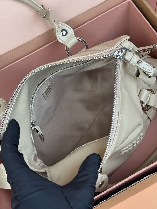 MIU MIU Original Leather Top Handle Bag 3598 gray