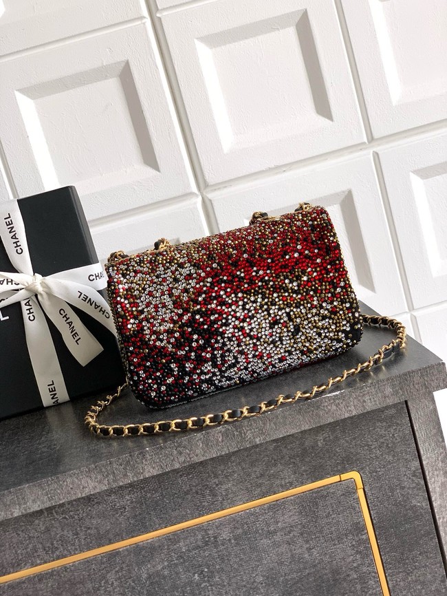 CHANEL Evening Bag AS4297 red