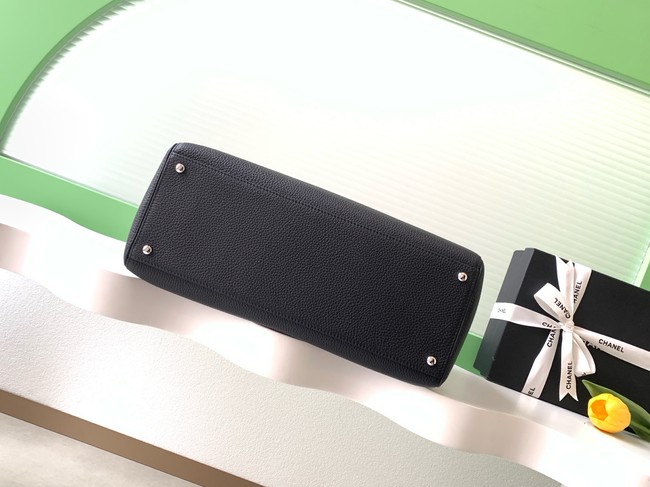 CHANEL Medium Tote Bag AS2157 black&Silver-Tone Metal