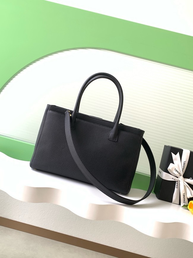 CHANEL Medium Tote Bag AS2157 black&gold-Tone Metal