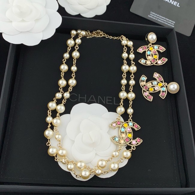 Chanel necklace&Earring CE81894