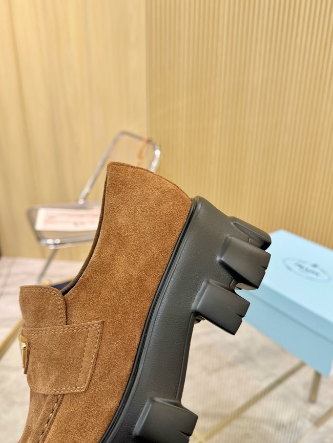 Prada suede loafers 55707-1