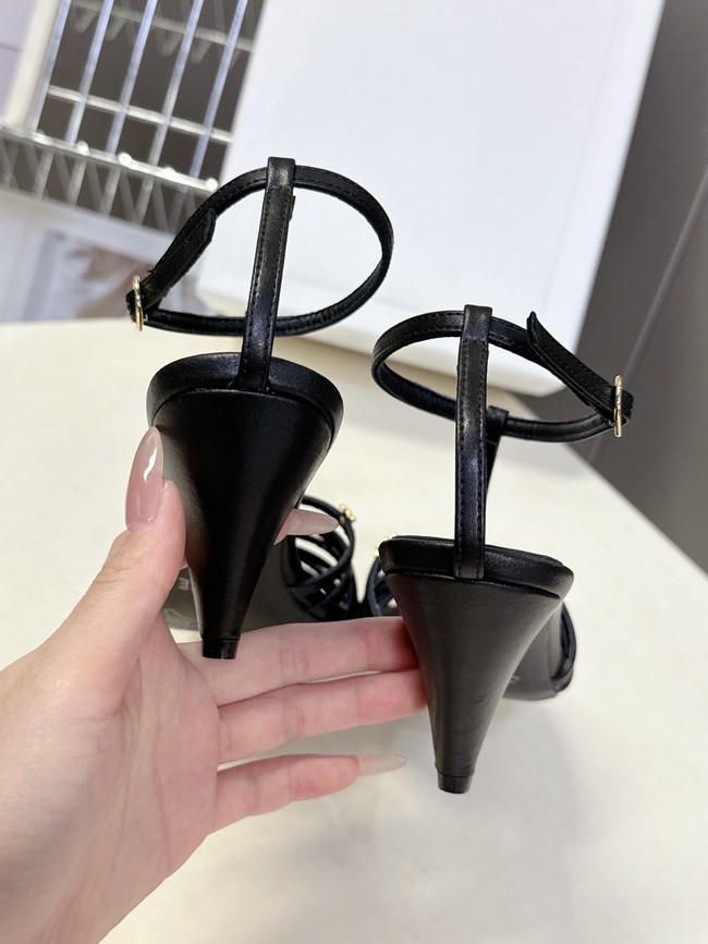 CELINE CAGE HEELED SANDAL IN GOATSKIN 36633-3