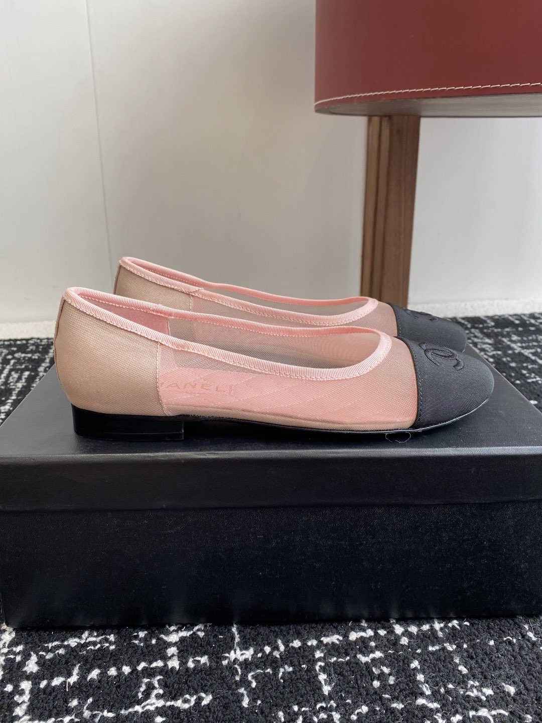 Chanel Ballet Flats Shoes 73012 Pink