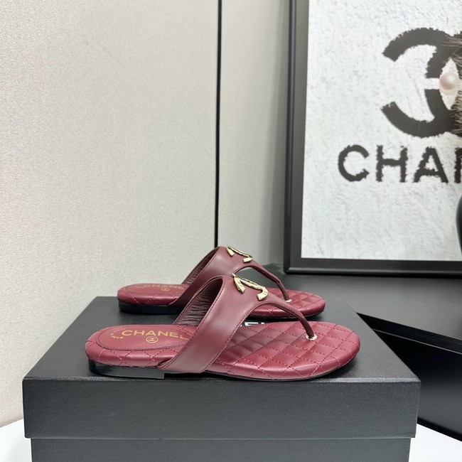 Chanel Thongs Lambskin 55745-3