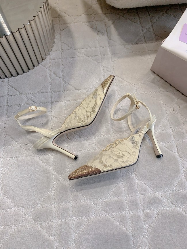 Jimmy Choo slingback pumps in satin crepe 55743-1