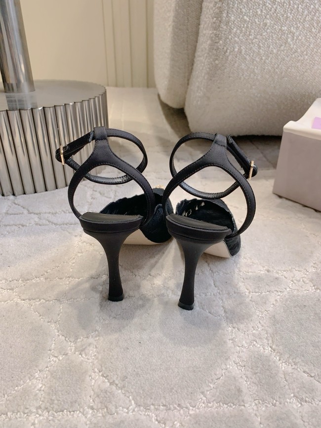 Jimmy Choo slingback pumps in satin crepe 55743-6