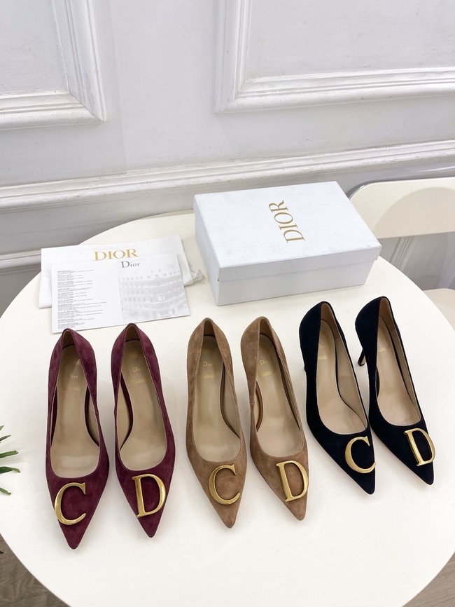 Dior Initials Pump Suede Goatskin KCV574-2