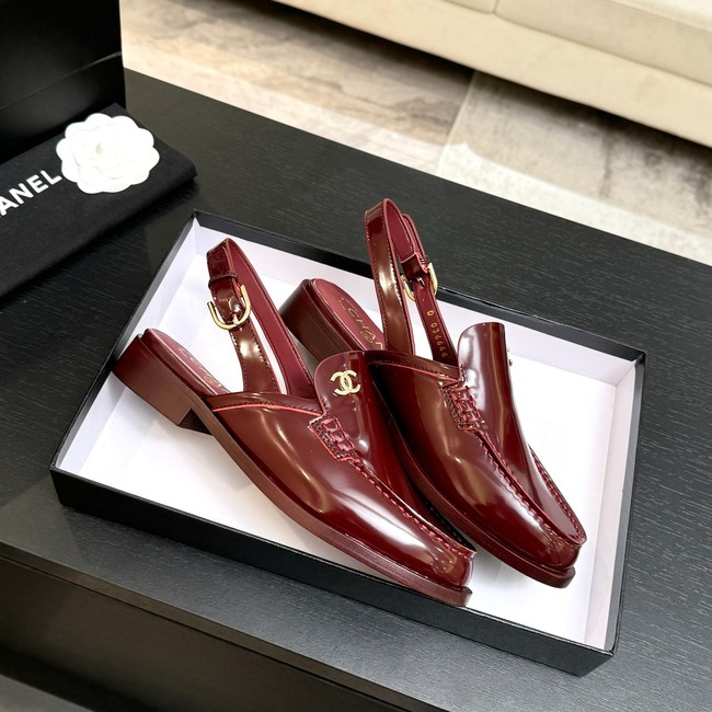 Chanel Slingbacks Shiny Calfskin G47033-1