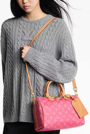Louis Vuitton Speedy Bandouliere 25 M27528 Origine Rose Ruban