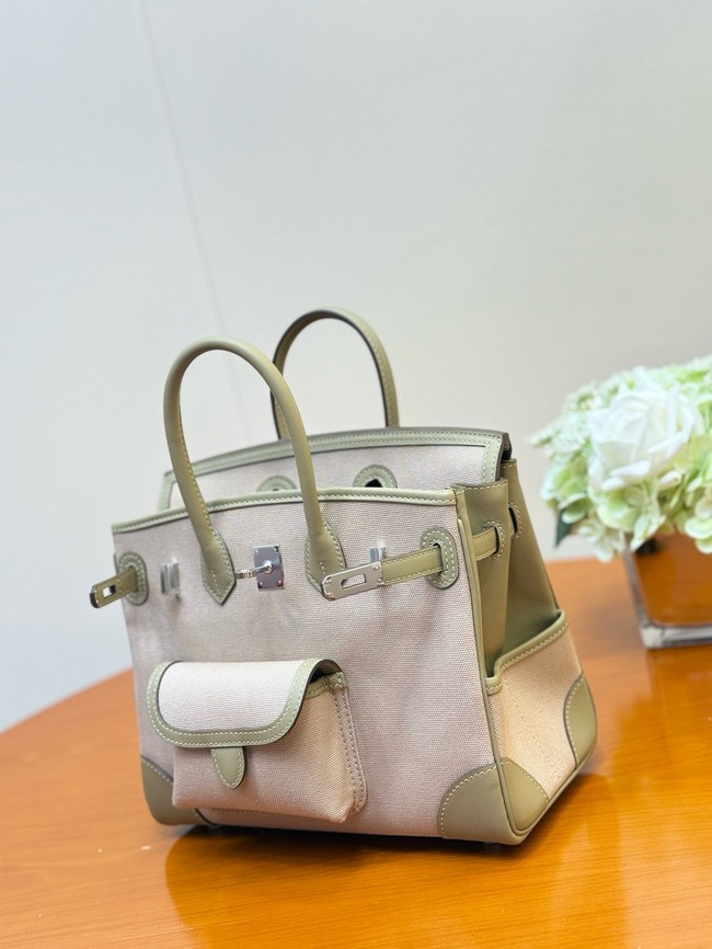 Hermes Birkin Toile & Cuir H6987-2