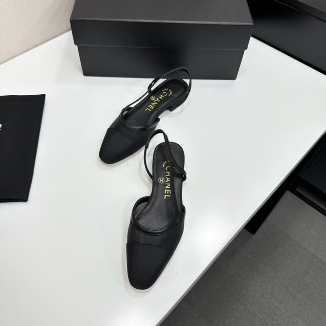 Chanel Slingbacks Mesh & Grosgrain 66938-4