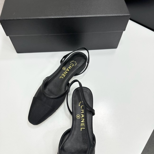 Chanel Slingbacks Mesh & Grosgrain 66938-4