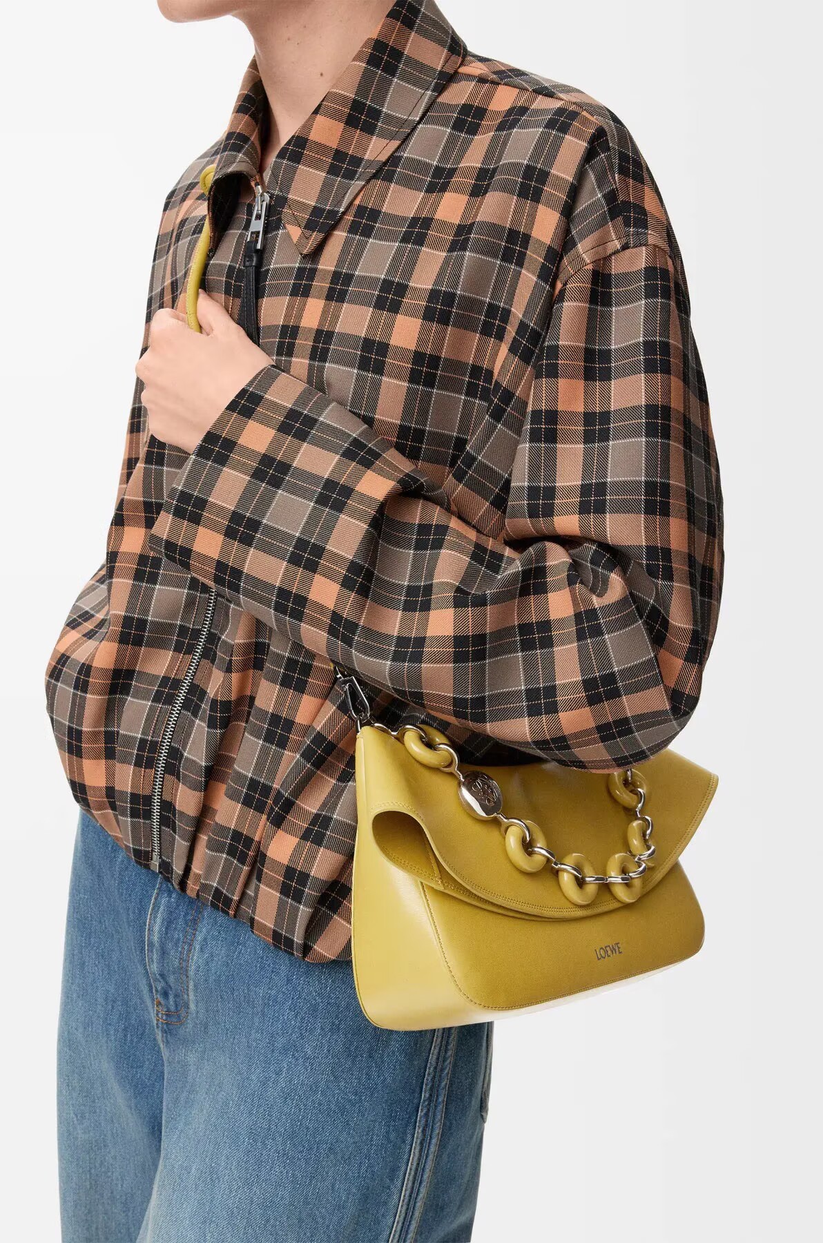 Loewe Ola Original Leather Fashion Handbag L53012 Lemo Loewe Ola Original Leather Fashion Handbag L53012 Lemo