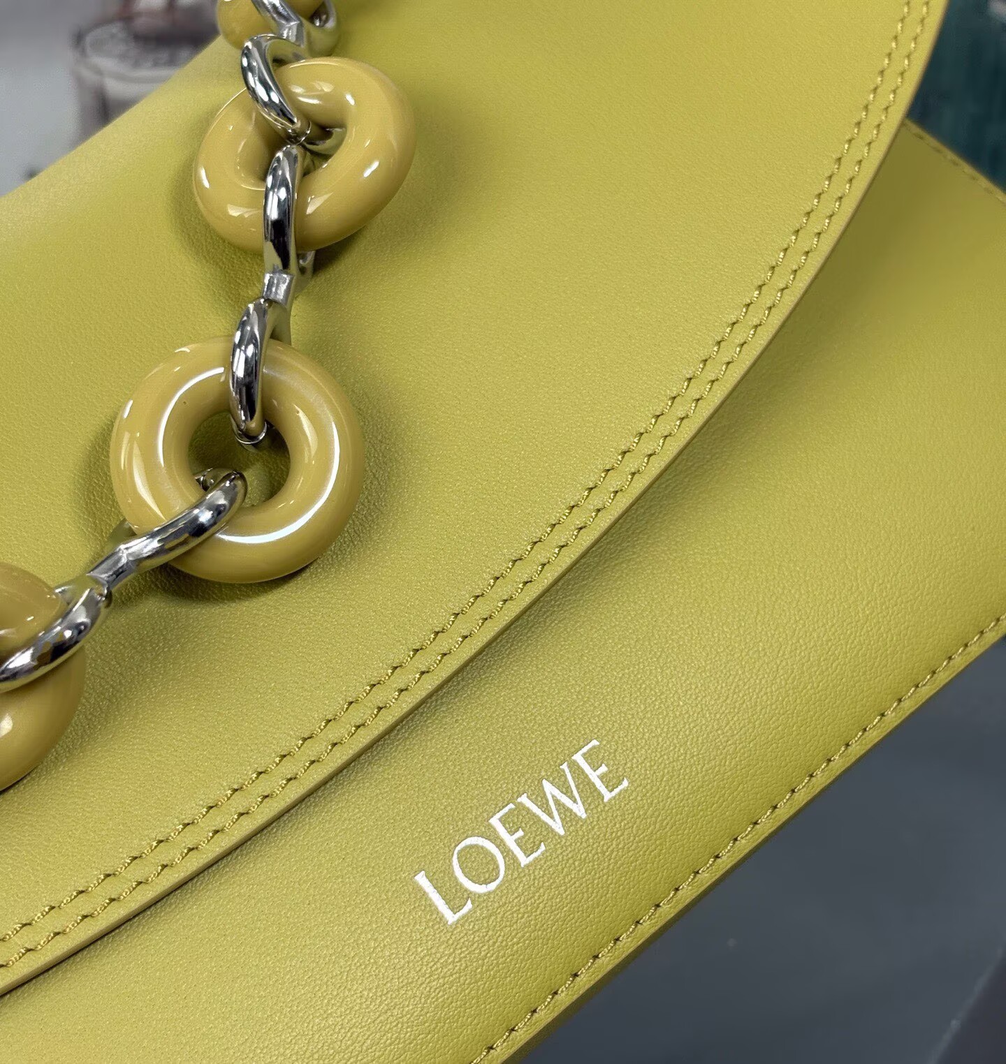 Loewe Ola Original Leather Fashion Handbag L53012 Lemo Loewe Ola Original Leather Fashion Handbag L53012 Lemo