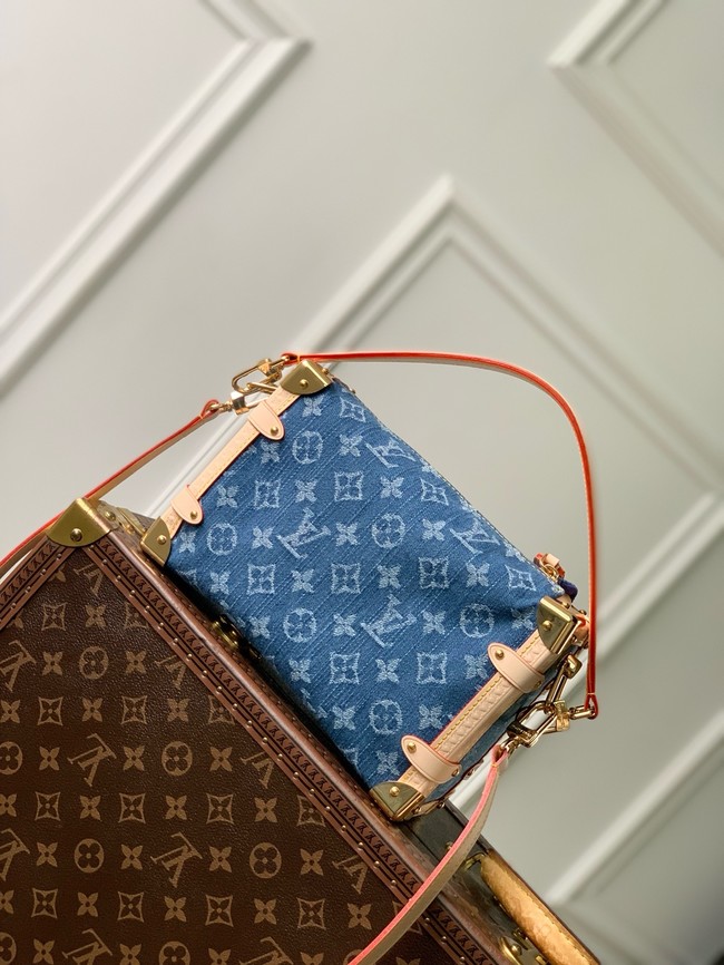 Louis Vuitton Side Trunk MM M57450 Blue Denim