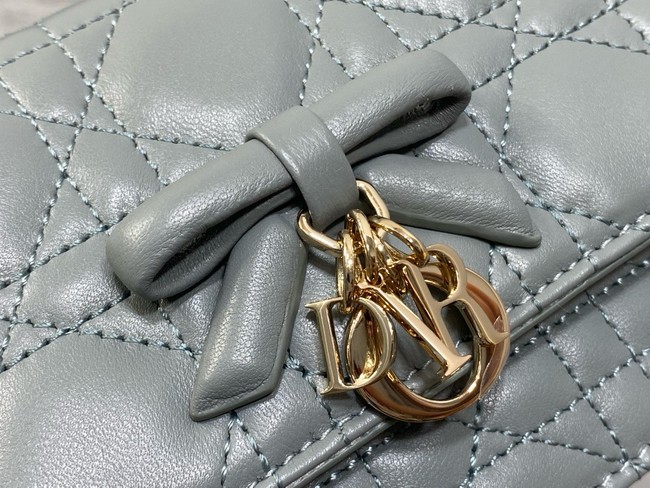My Dior Mini Bag Cannage Lambskin S0984PU gray