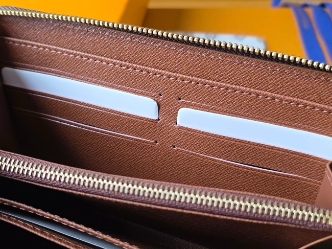 Louis Vuitton Zippy Wallet M27685 dark brown