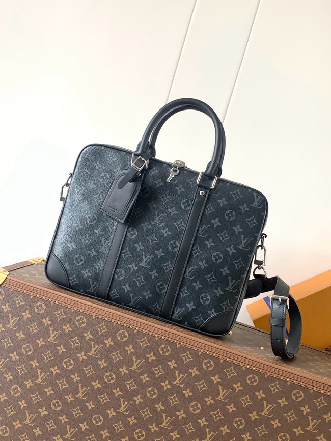 Louis Vuitton Porte-Documents Voyage PM M46457 black