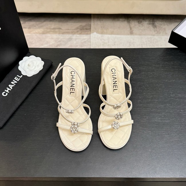 Chanel Sandals Laminated Lambskin 95mm G46964-1
