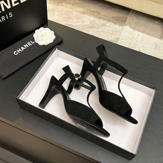 Chanel Sandals Suede Kidskin G47030-1