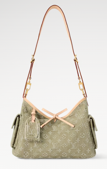 Louis Vuitton NEW Carryall Cargo PM M27623 Khaki Denim