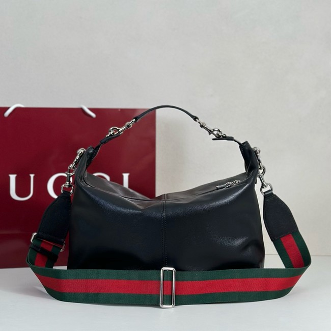 Gucci Brera medium crossbody bag 866938 black  leather