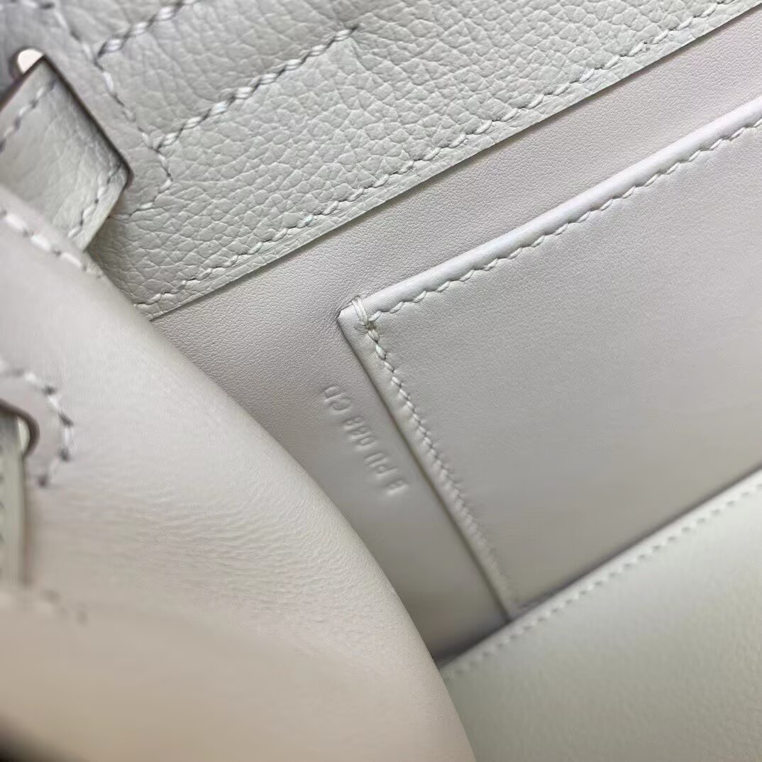 Hermes Kelly Danse Original Evercolor Leather 22CM KL22 Cream Gold-Tone Hermes Kelly Danse Original Evercolor Leather 22CM KL22 Cream Gold-Tone