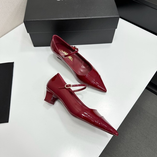 Chanel Mary Janes Patent Calfskin G47052-1