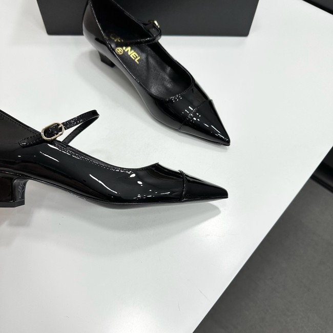 Chanel Mary Janes Patent Calfskin G47052-3