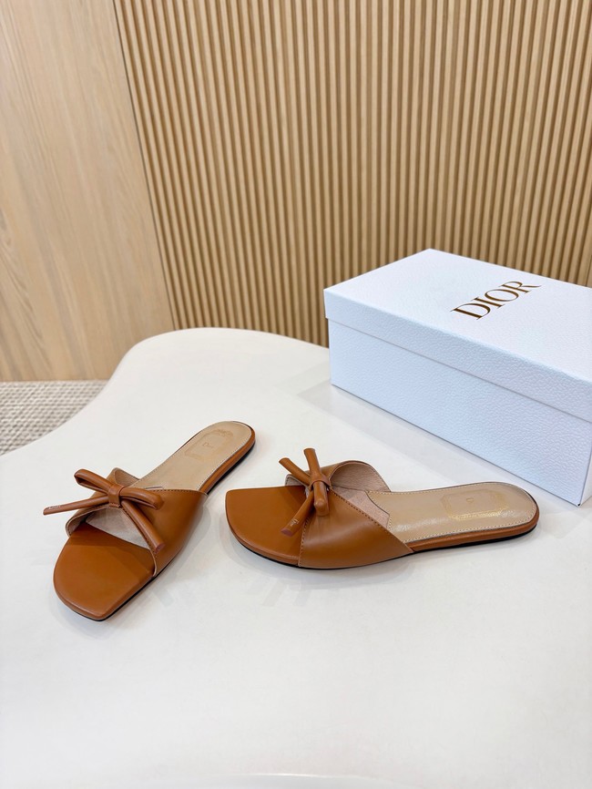 Dior Bow Slide Black Lambskin KCO583L-6