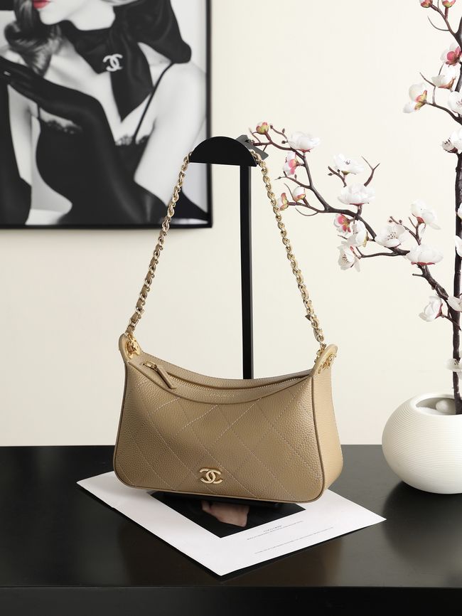 CHANEL Hobo Bag AS6640 apricot