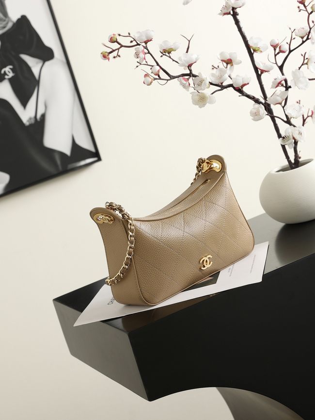 CHANEL Hobo Bag AS6640 apricot