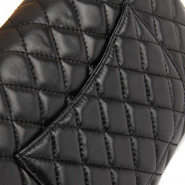 Chanel 2.55 Series Flap Bag 1112 Black Leather Golden Hardware Chanel 2.55 Series Flap Bag 1112 Black Leather Golden Hardware