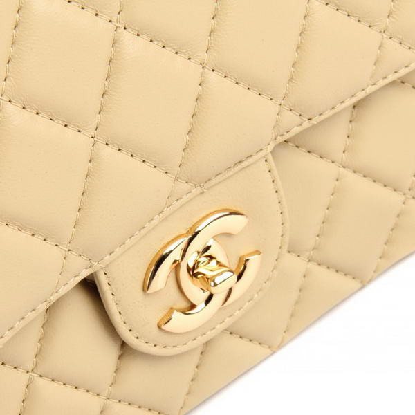 Chanel Jumbo Bags 1119 Apricot Leather Golden Hardware Chanel Jumbo Bags 1119 Apricot Leather Golden Hardware