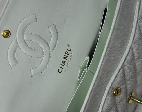 Chanel 2.55 Quilted Flap Bag 1112 White with Gold Hardware Chanel 2.55 Quilted Flap Bag 1112 White with Gold Hardware